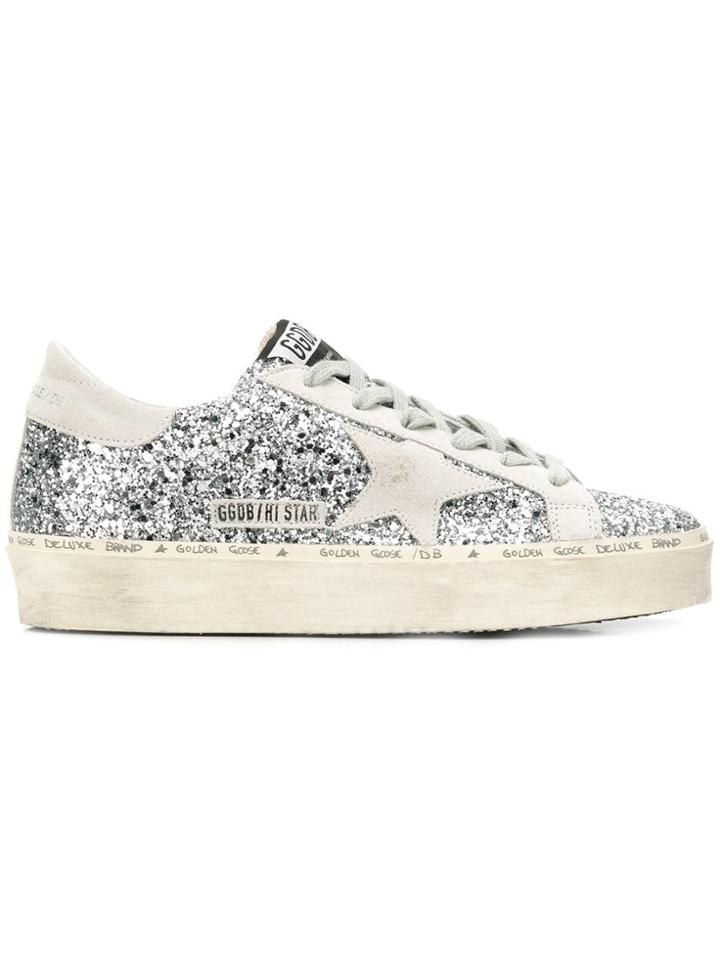 Golden Goose Deluxe Brand Hi Star Sneakers - Silver
