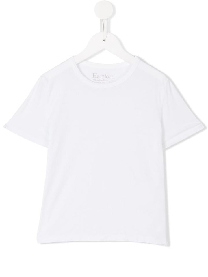 Hartford Kids Plain T-shirt, Girl's, Size: 12 Yrs, White