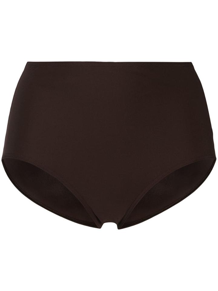 Toteme High Rise Bikini Bottoms - Brown