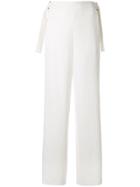 Dion Lee Corrugated Pleat Trousers - White