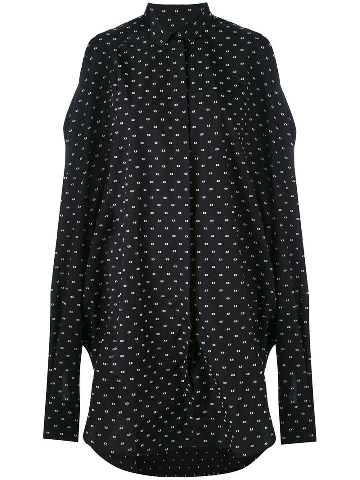 Henrik Vibskov - Bumble Shirt Dress - Women - Cotton - S, Black, Cotton