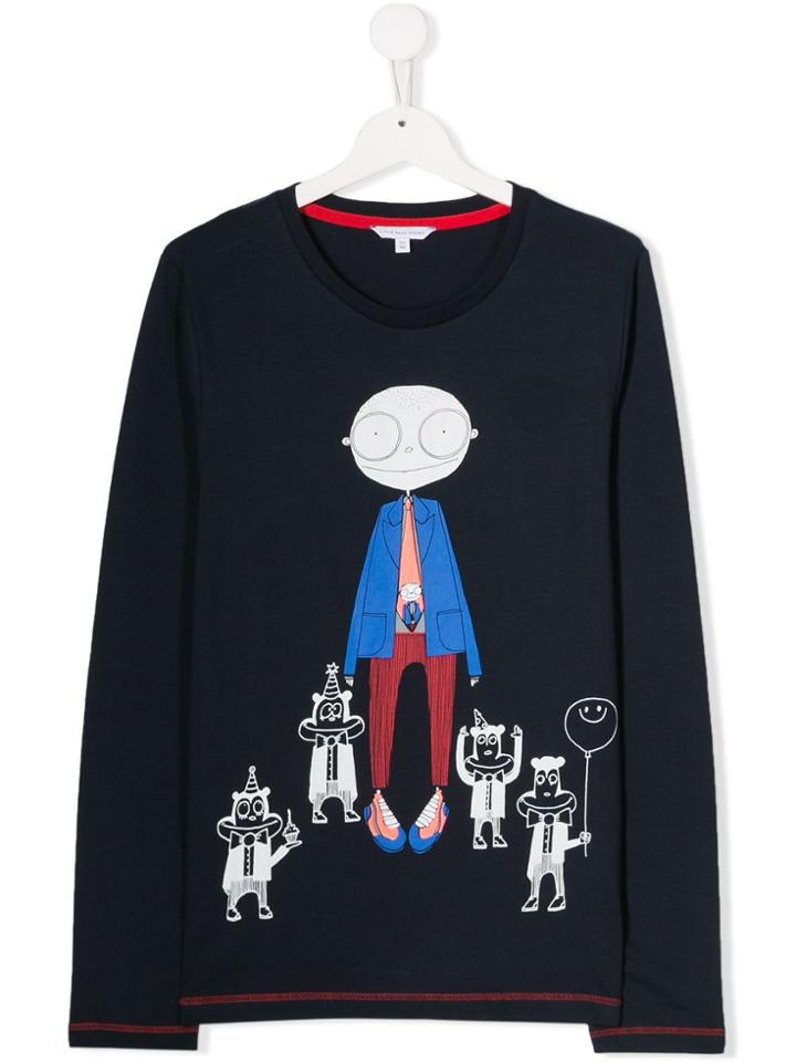 Little Marc Jacobs Printed T-shirt - Blue
