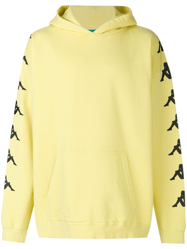 Paura Danilo Paura X Kappa Okan Hoodie - Yellow & Orange