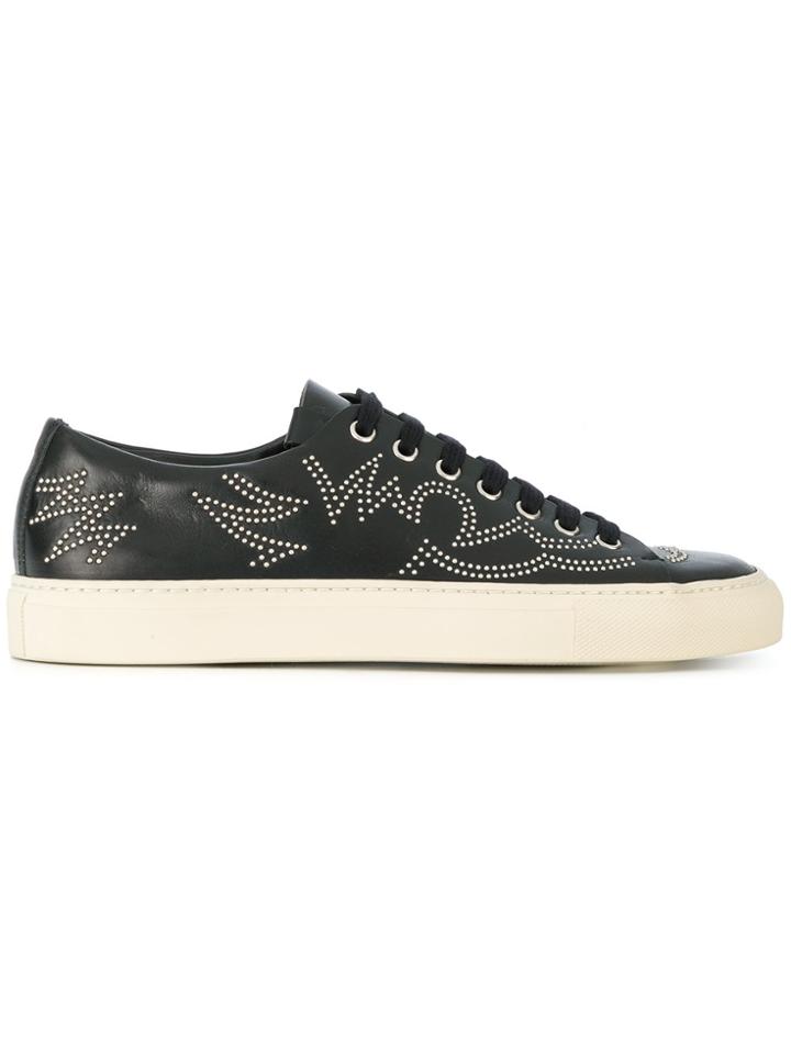 Buttero Tanina Studded Sneakers - Black