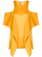 Maison Rabih Kayrouz Ruffle Cold-shoulder Blouse - Yellow