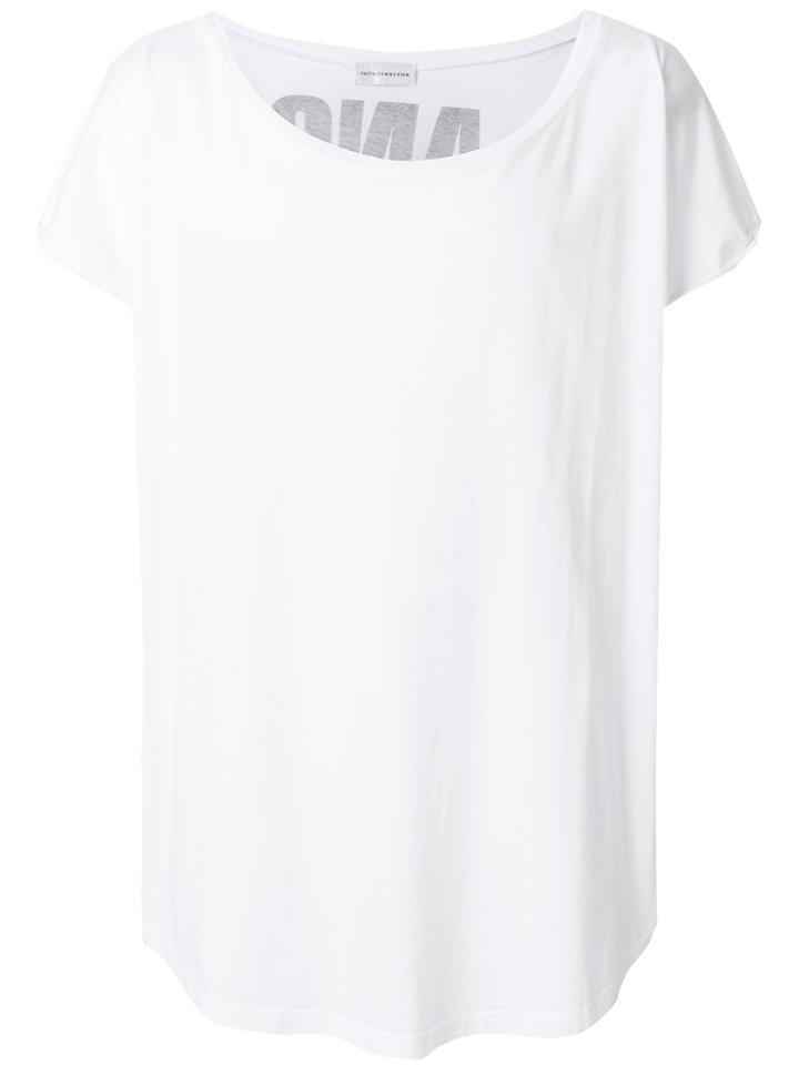 Faith Connexion Oversized Crew-neck T-shirt - White