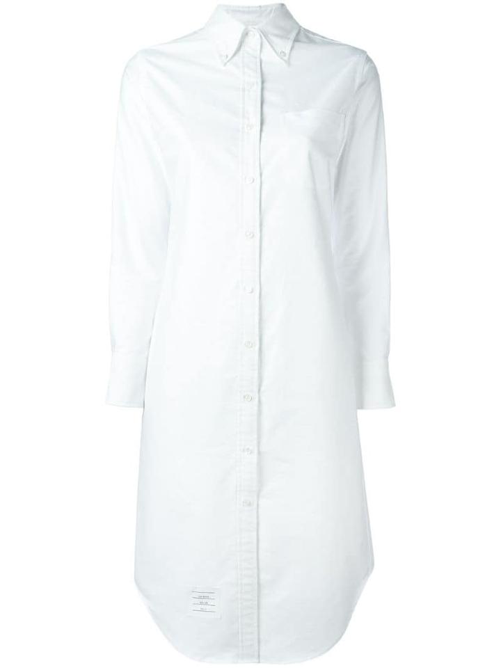 Thom Browne Classic Shirt Dress - White