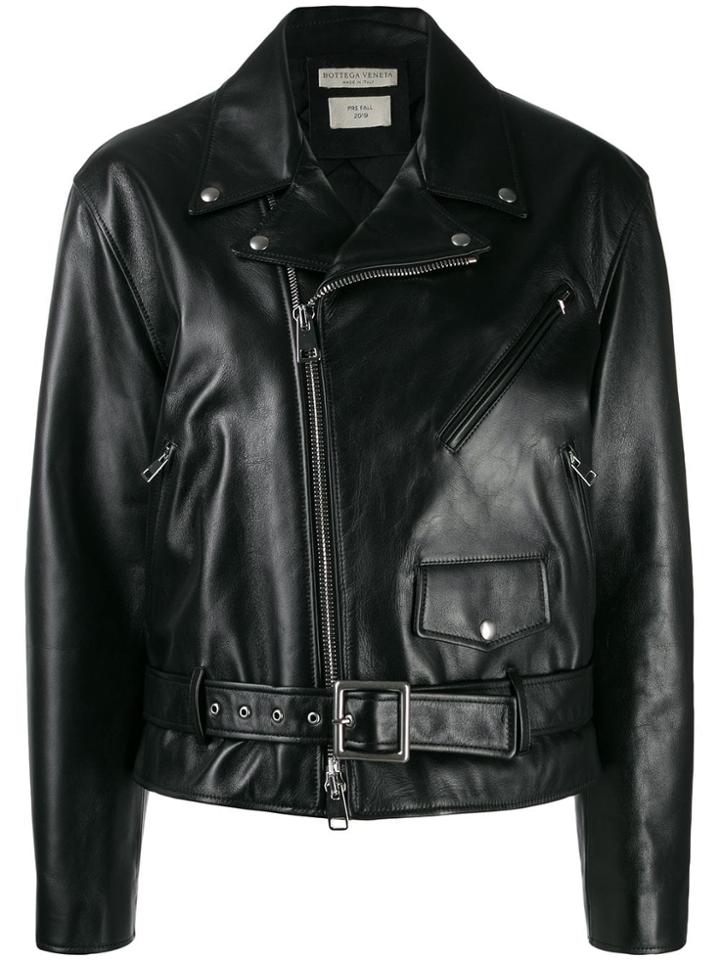Bottega Veneta Biker Jacket - Black
