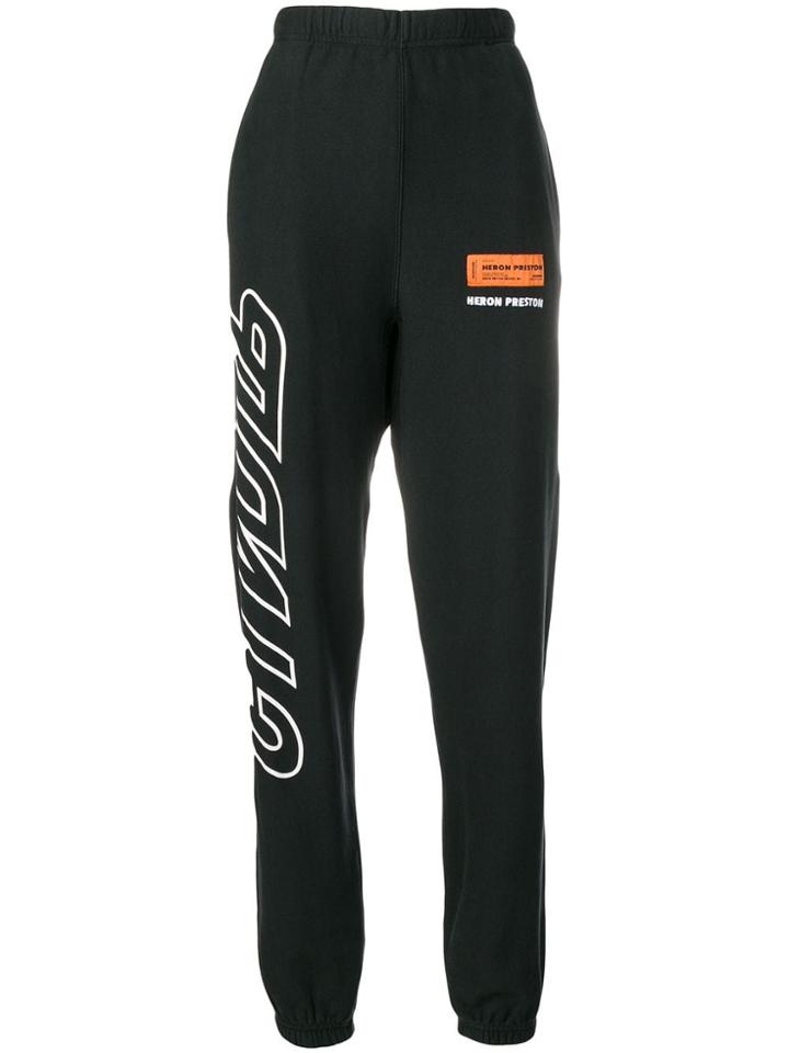 Heron Preston Logo Track Pants - Black