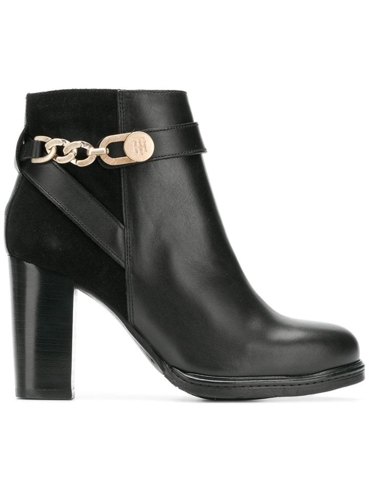 Tommy Hilfiger Tommy Hilfiger Fw0fw03449990 990 Calf Leather - Black