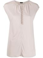 Joseph Button Detail Tank Top - Neutrals