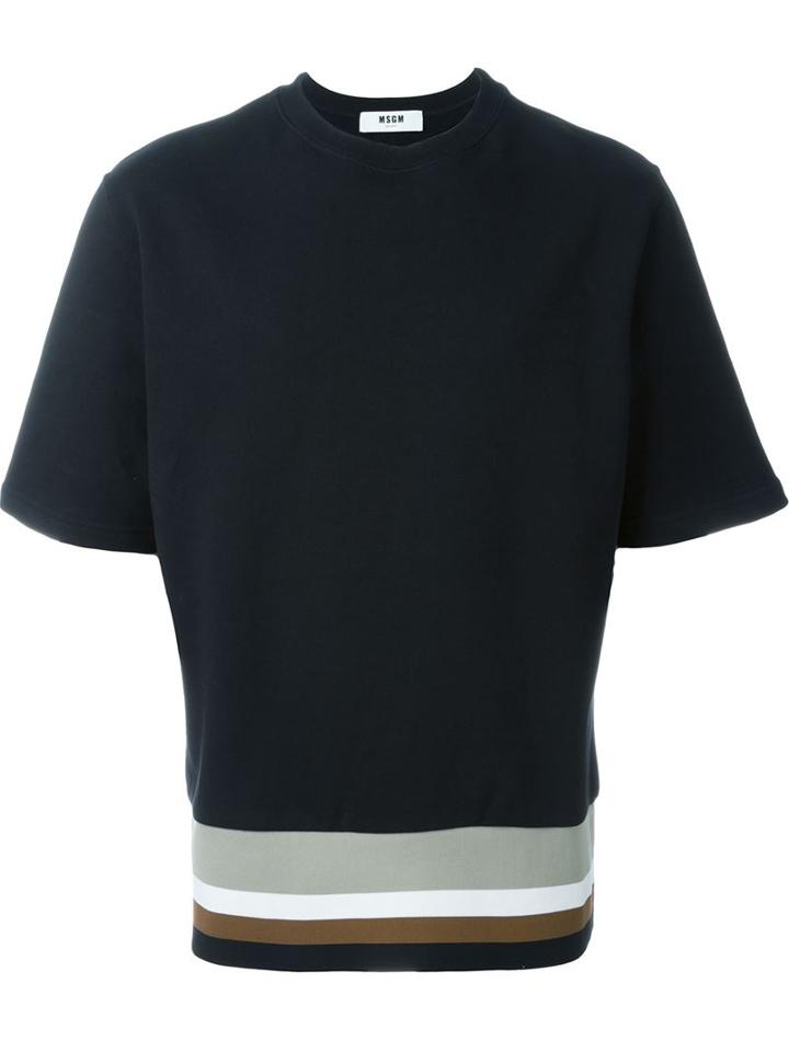 Msgm Short Sleeve Sweater