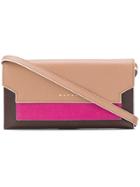 Marni Three-colour Gusset Wallet - Nude & Neutrals