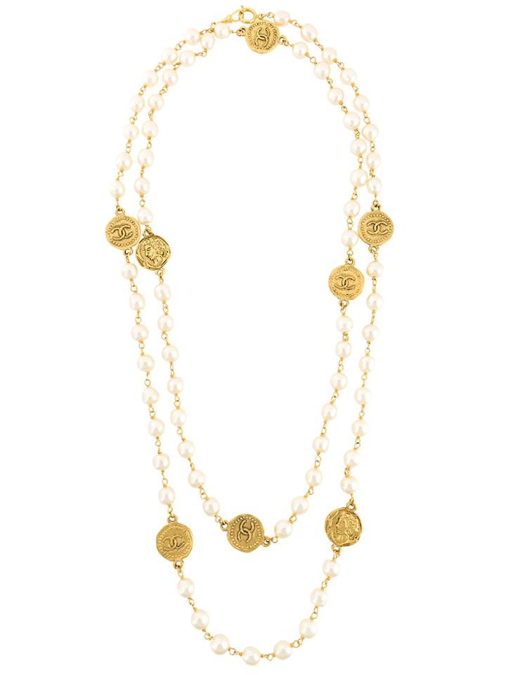 Chanel Vintage Couture Necklace - Nude & Neutrals