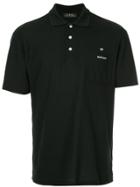 Yohji Yamamoto Vintage Gothic Print Polo Shirt - Black