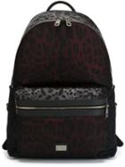 Dolce & Gabbana Vulcano Backpack, Red, Leather/nylon