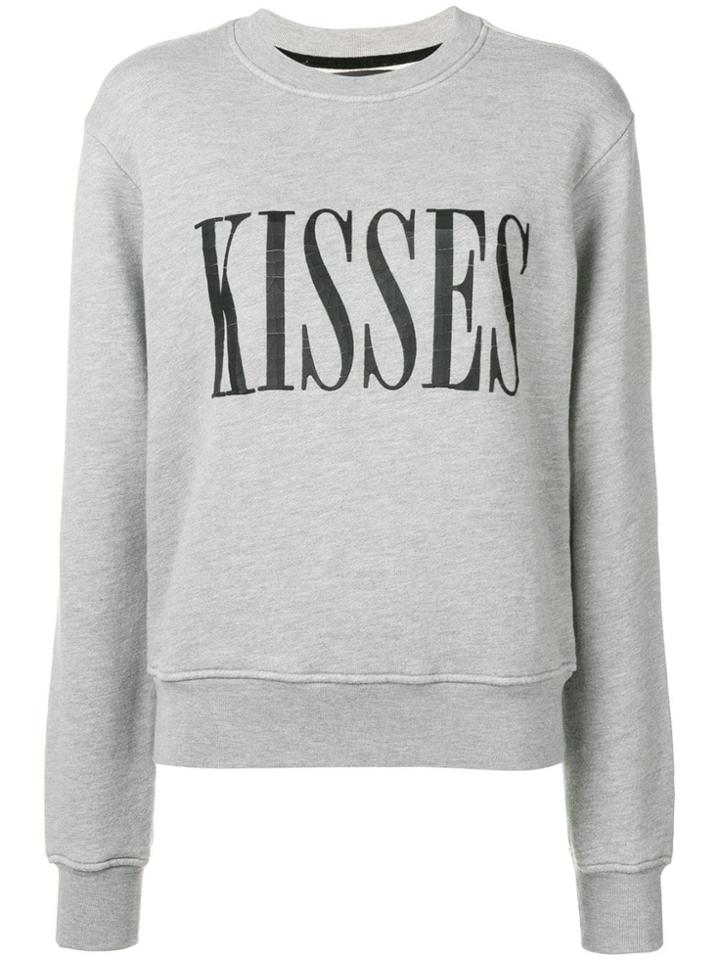 Amiri Cracked Print Sweatshirt - Grey