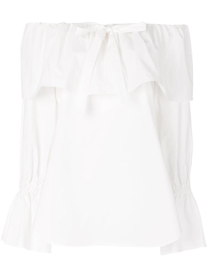 Rejina Pyo Clara Off The Shoulder Blouse - White