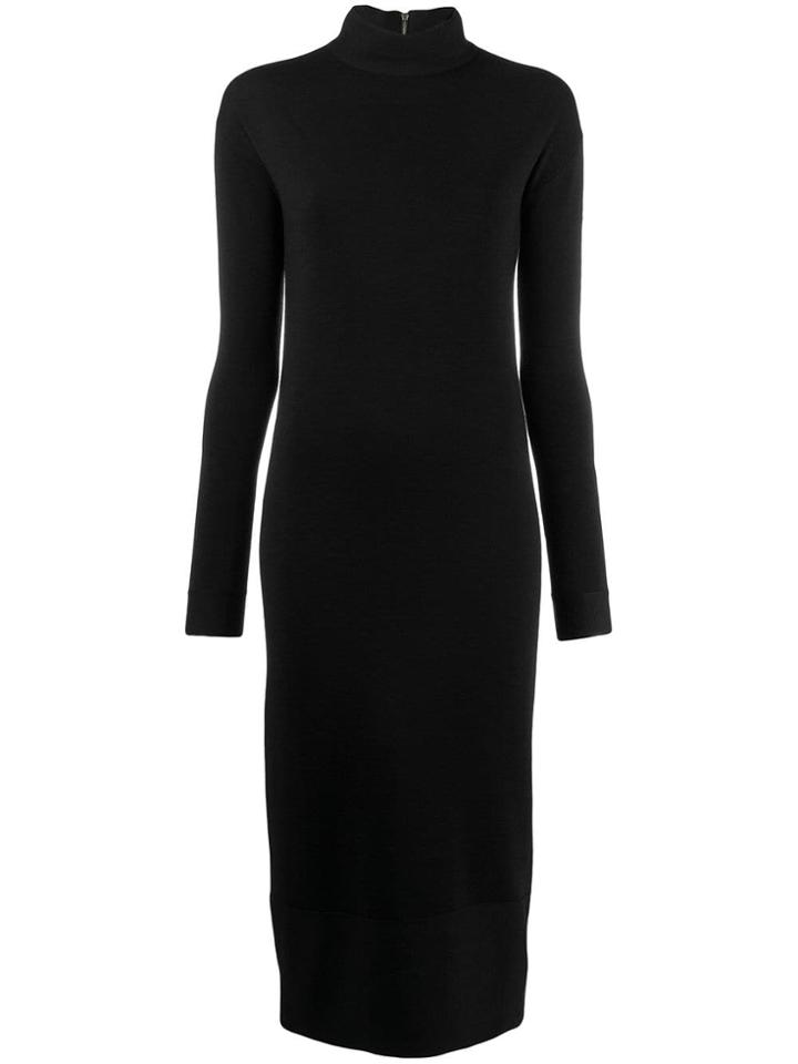 Agnona Slim-fit Sweater Dress - Black