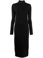 Agnona Slim-fit Sweater Dress - Black