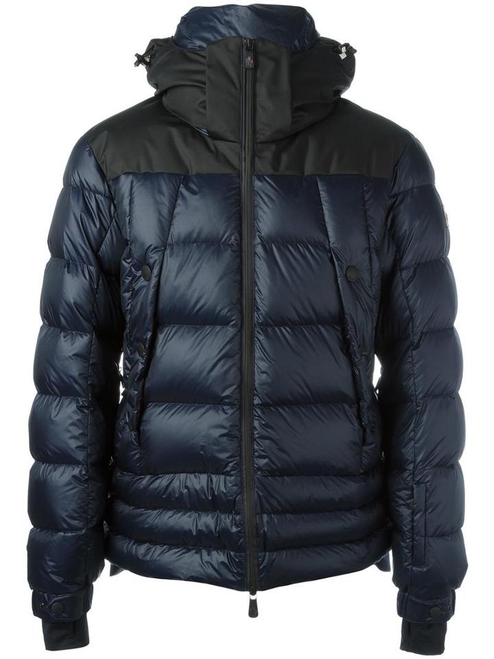 Moncler Grenoble 'valberg' Padded Jacket, Men's, Size: 4, Blue, Feather Down/polyamide/polyester