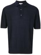 John Smedley Basic Polo Shirt - Blue