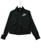 Nike Kids Stripe Detail Logo Jacket - Black