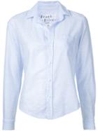 Frank & Eileen Fine Stripe Shirt, Women's, Size: Small, Blue, Cotton