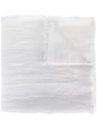 Faliero Sarti 'coco' Scarf, Women's, White, Silk/polyester/modal/cashmere