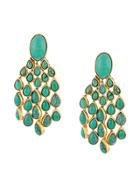 Aurelie Bidermann Turquoise Drop Earrings - Metallic