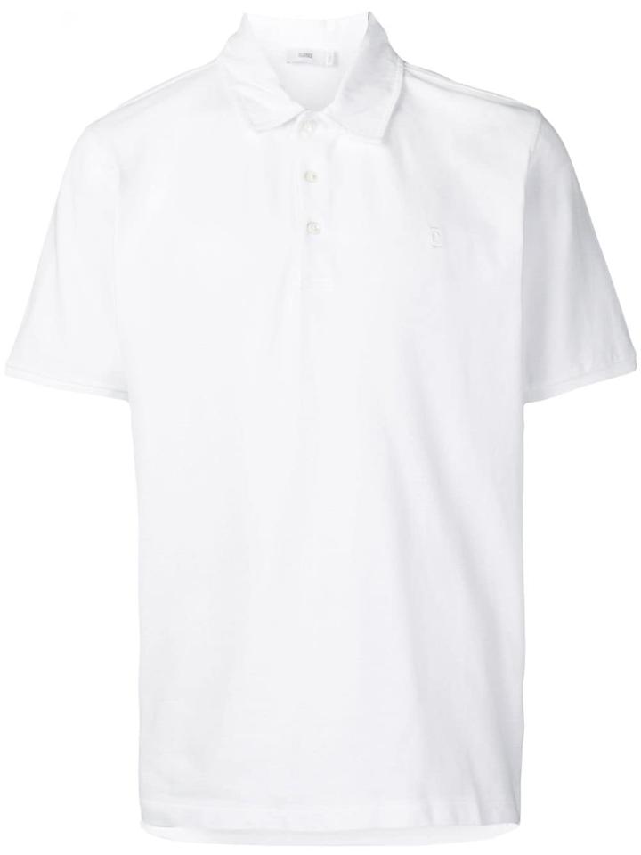 Closed Chest Logo Polo Shirt - White