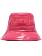 Gucci Logo Bucket Hat - Pink