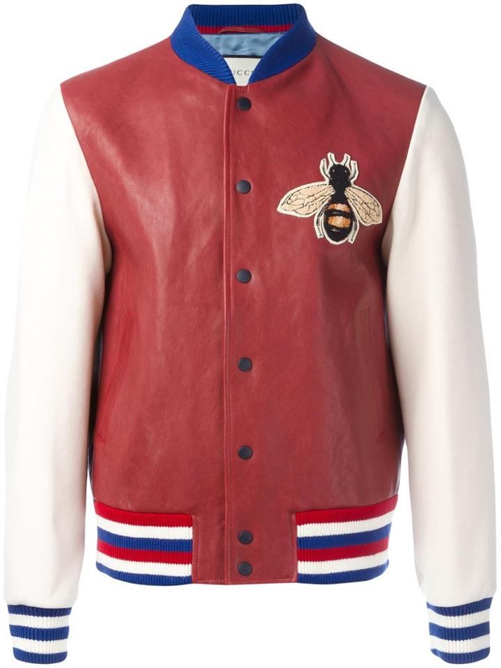 Gucci Embroidered Bomber Jacket