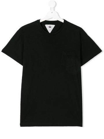 Macchia J Kids Teen Chest Pocket T-shirt - Black