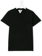Macchia J Kids Teen Chest Pocket T-shirt - Black