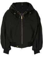 Frei Ea Hooded Bomber Jacket - Black