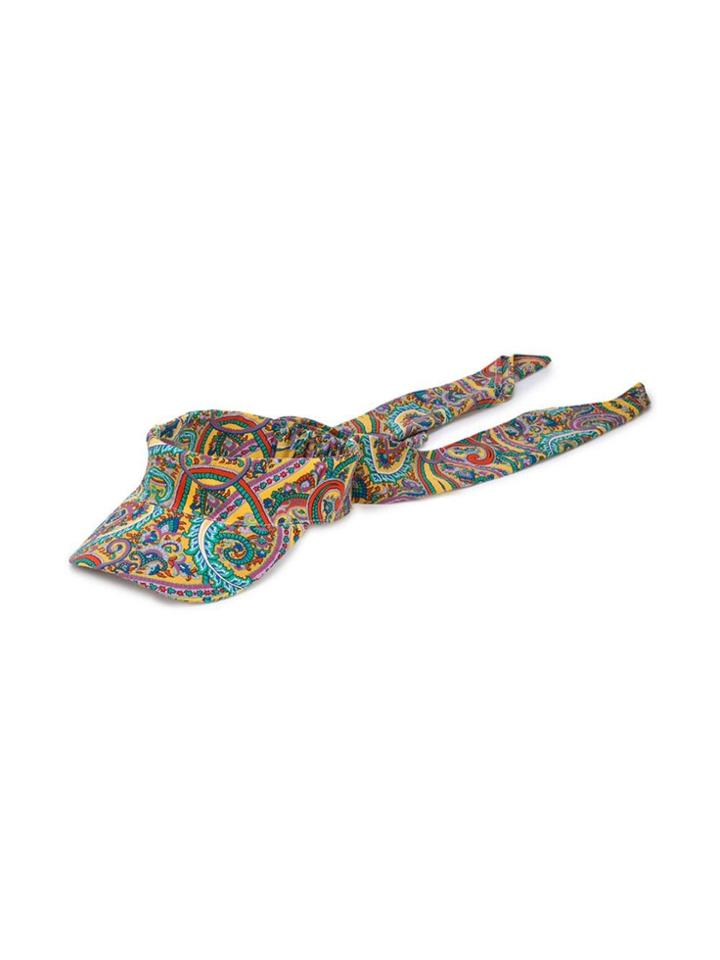 Etro Paisley Print Visor - Multicolour