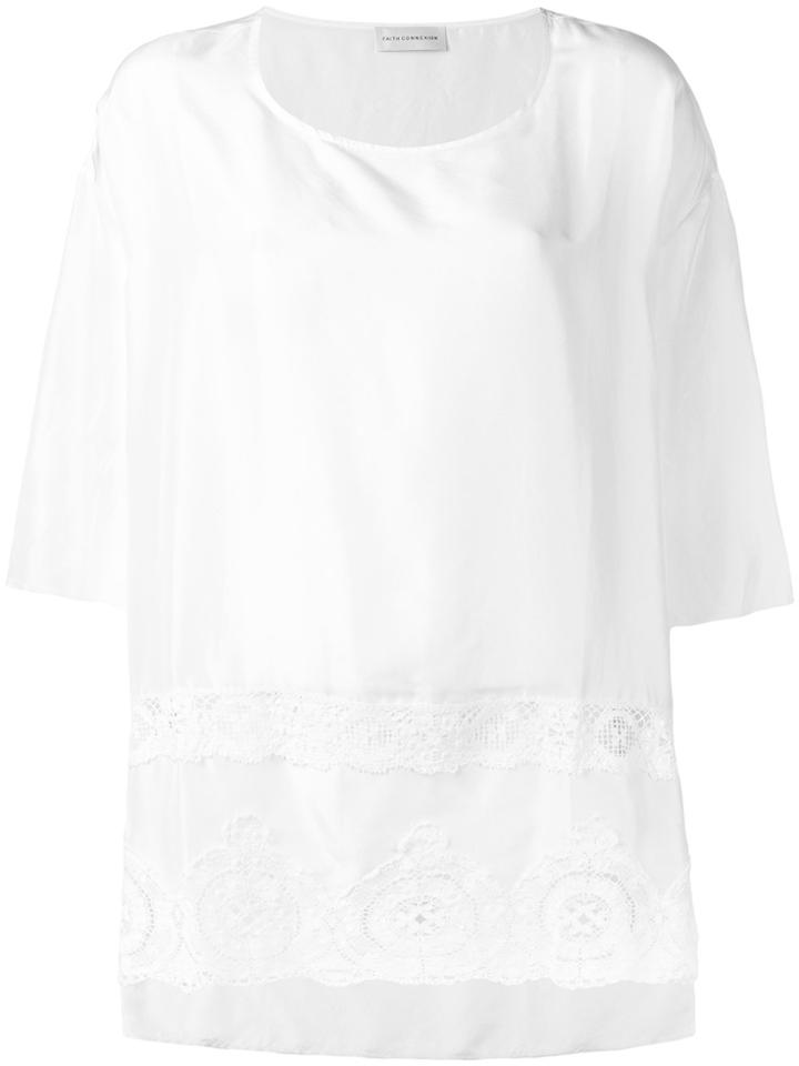 Faith Connexion Embroidered Blouse - White