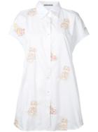 Mikio Sakabe - Embroidered Cat Shirt - Women - Cotton - M, White, Cotton