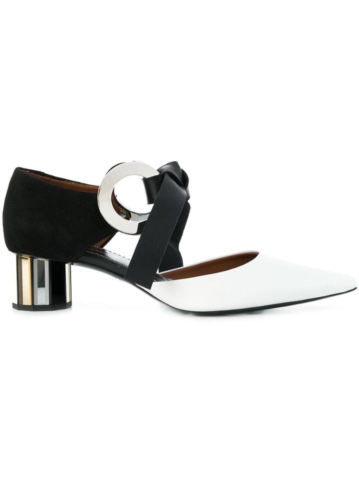 Proenza Schouler Pointed Hoop Mules - Black