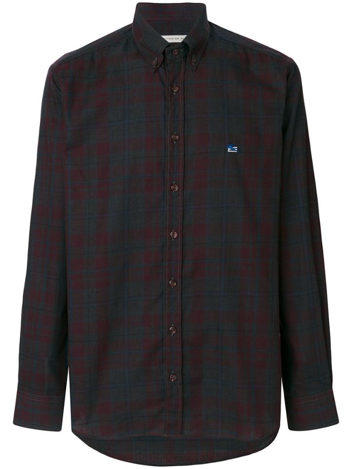 Etro Plaid Shirt - Pink & Purple