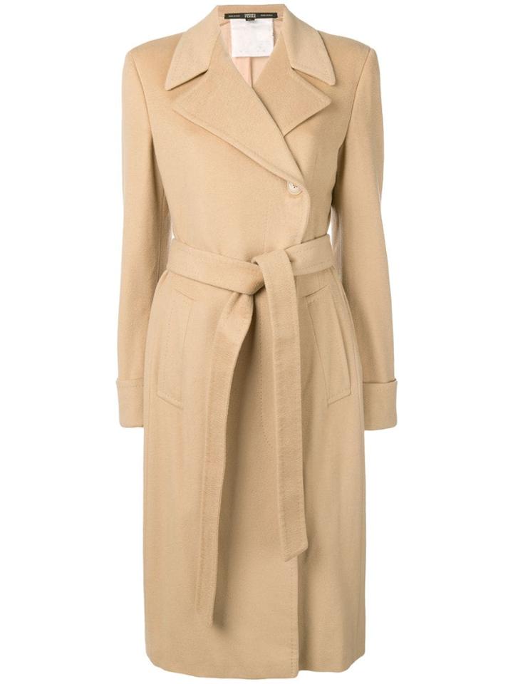 Gianfranco Ferré Pre-owned 1990 Belted Coat - Neutrals