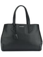 Emporio Armani Expandable Large Tote - Black