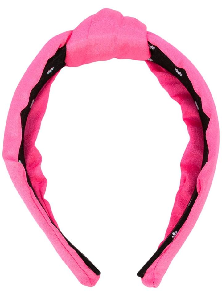 Lele Sadoughi Silk Wrap-around Headband - Pink