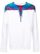 Marcelo Burlon County Of Milan Wings Print Sweatshirt - White