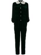 Manoush Long Buttoned Overalls - Green