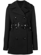 Proenza Schouler Double Breasted Belted Coat - Black