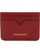 Alexander Mcqueen Logo Cardholder - Red