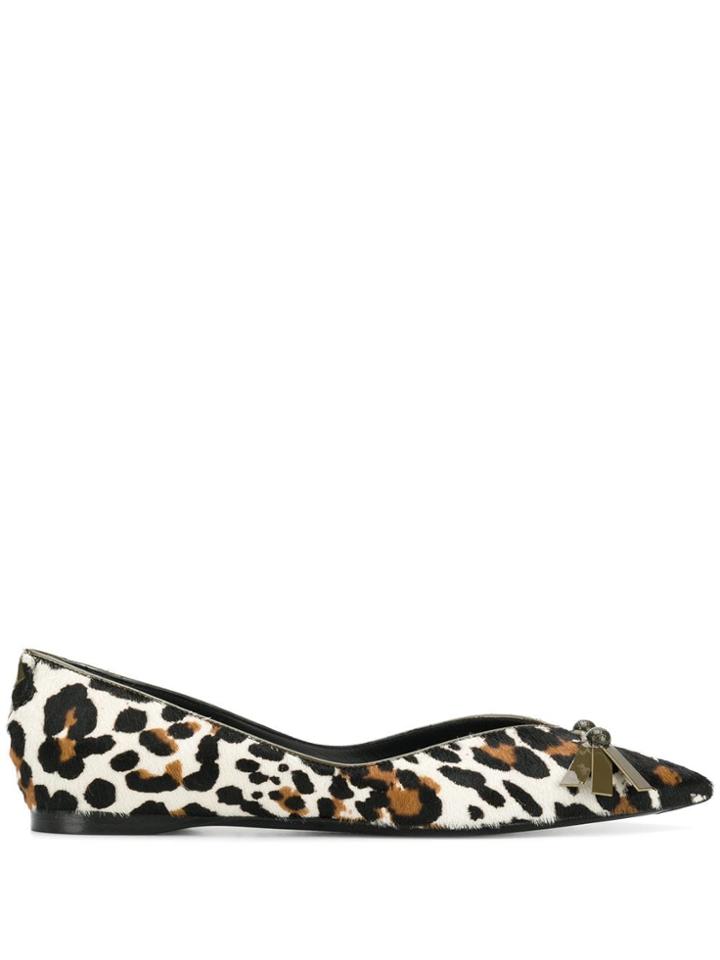 Bottega Veneta Pointed Ballerina Flats - Brown
