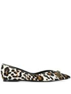Bottega Veneta Pointed Ballerina Flats - Brown